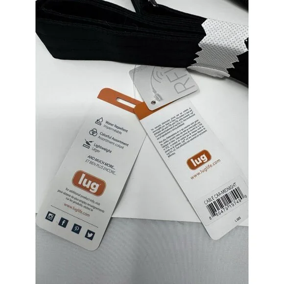 Lug Womens Cable Car Large Satchel Tote Crossbody Bag Purse Black EUC 12 X 15” - Picture 11 of 14